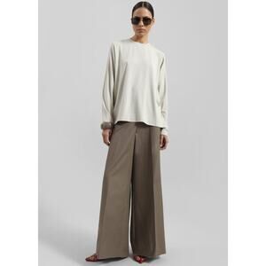 The Frankie Shop Sienne Flared Trousers Brown - S